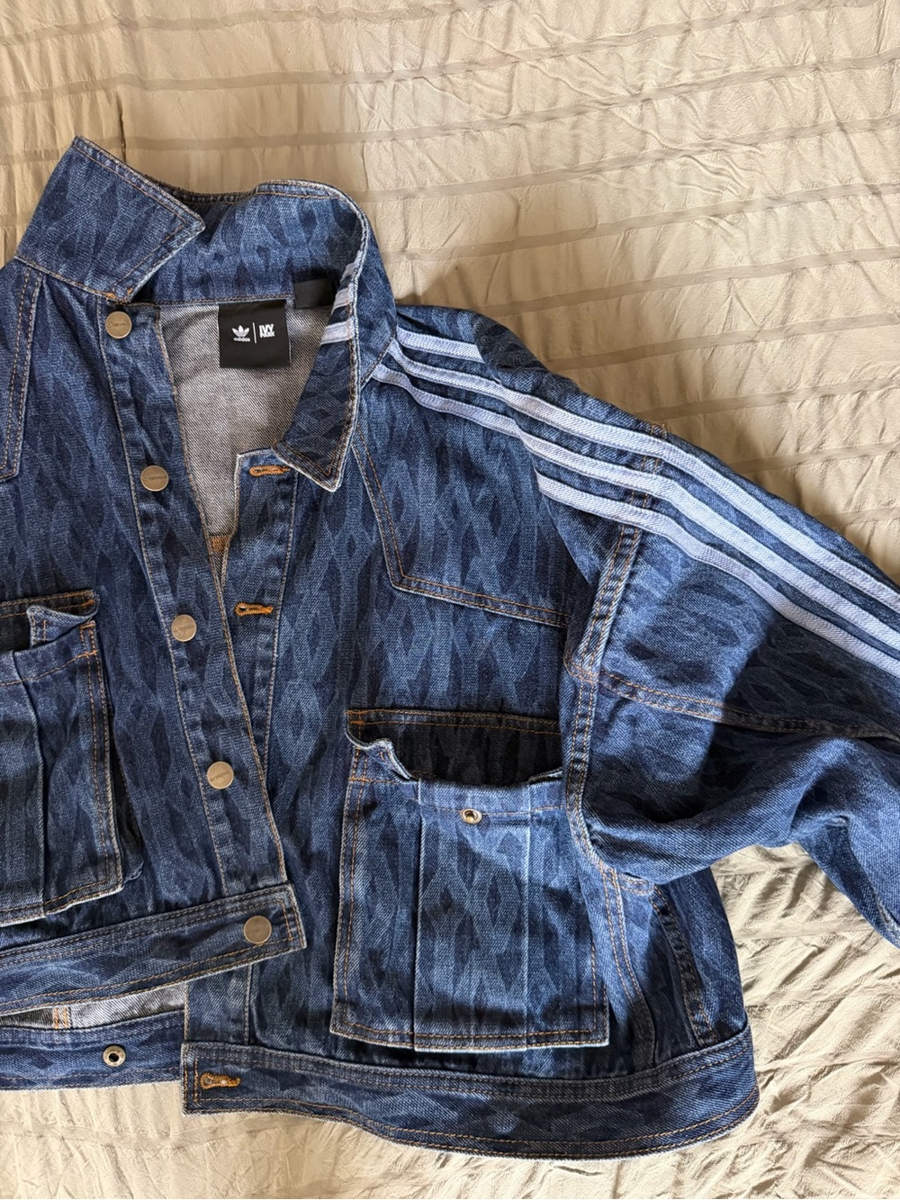 ADIDAS x Ivy PARK Unisex Blue Denim JACKET